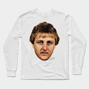 Larry Bird Big Face Long Sleeve T-Shirt